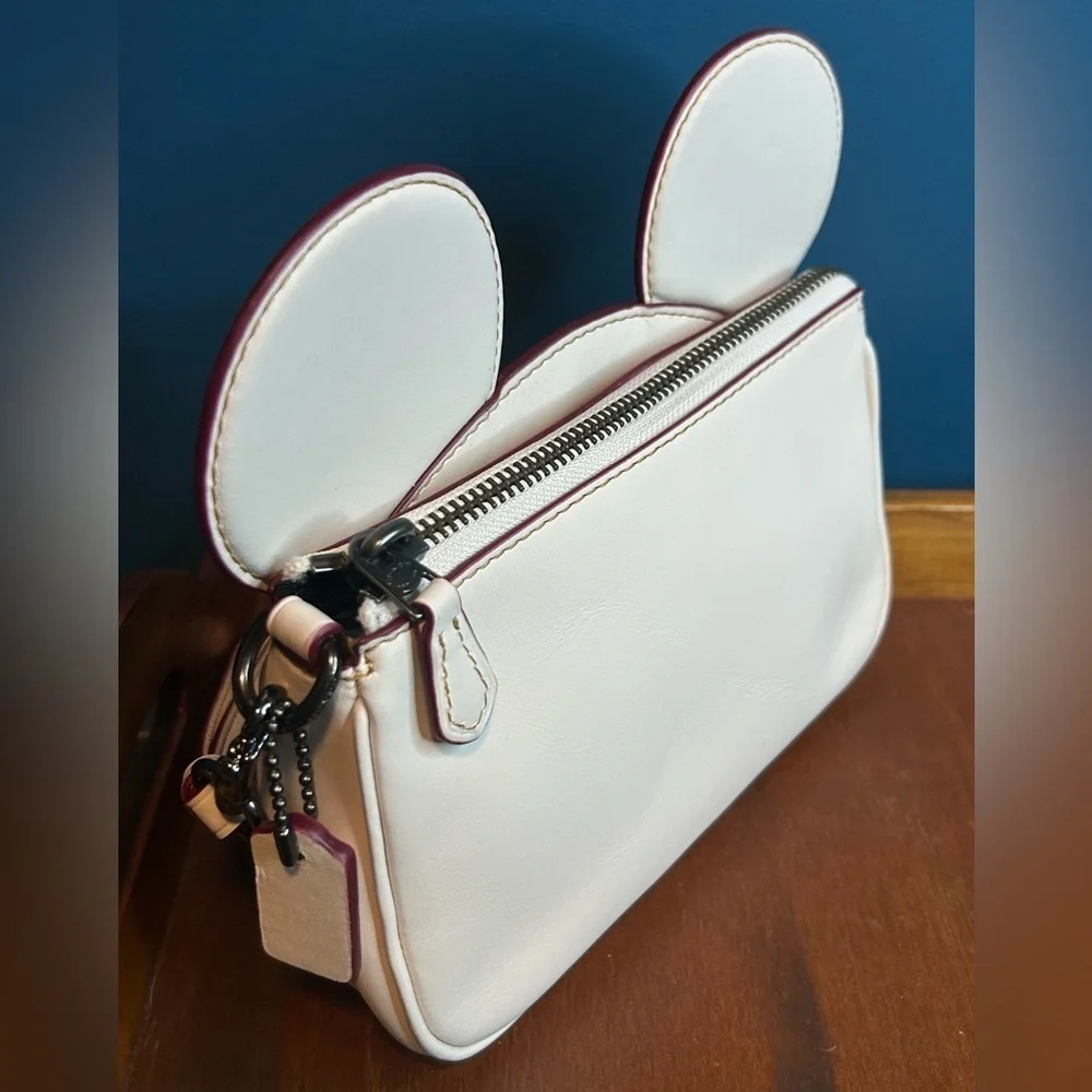 Disney x Coach Mickey Mouse Ears Wristlet Clutch LE F59529